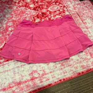 Sonic Pink Lululemon Pace Rival Skirt